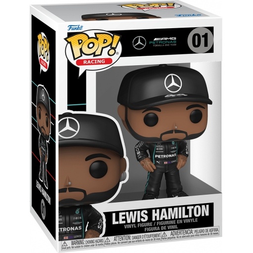 Lewis Hamilton dans sa boîte