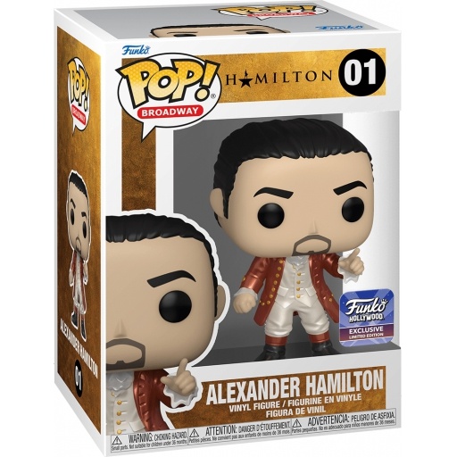 Alexander Hamilton (Metallic) dans sa boîte