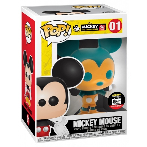 Mickey Mouse (Orange & Teal)