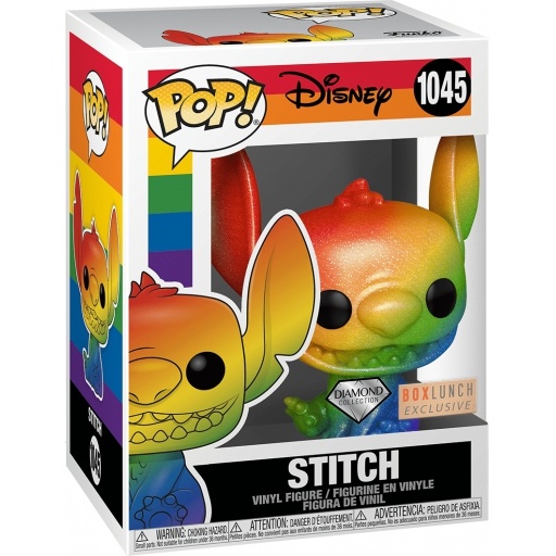 Smiling Stitch (Rainbow & Diamond Glitter)