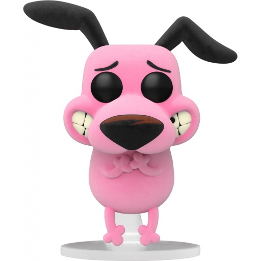 Figurine Funko POP Courage the Cowardly Dog (Flocked) (Cartoon Network)