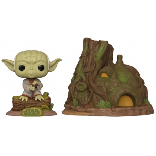 Dagobah Yoda with Hut unboxed