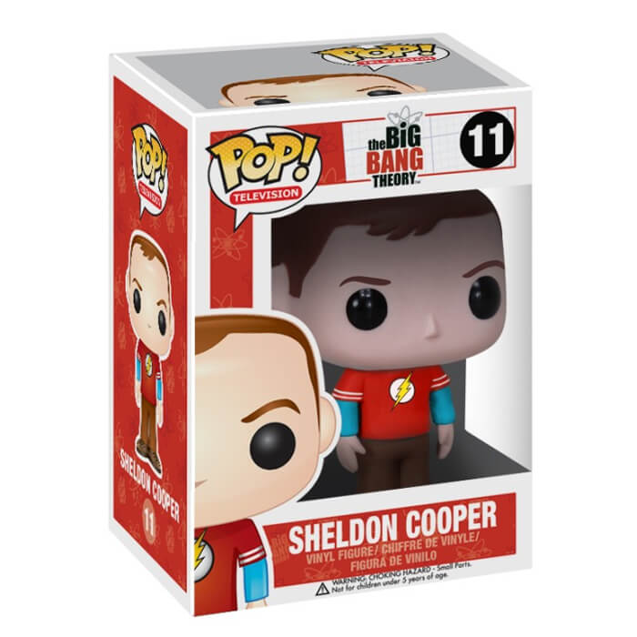 Sheldon cooper as the flash funko clearance pop