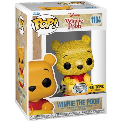 Winnie the Pooh in Honey Pot (Diamond Glitter)