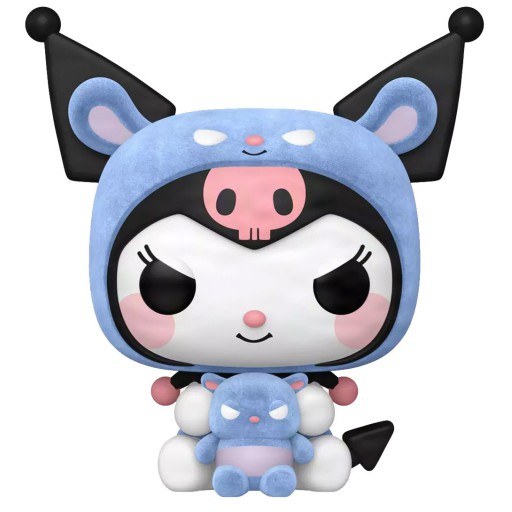 Figurine Funko POP Kuromi as Baku (Flocked) (Sanrio)