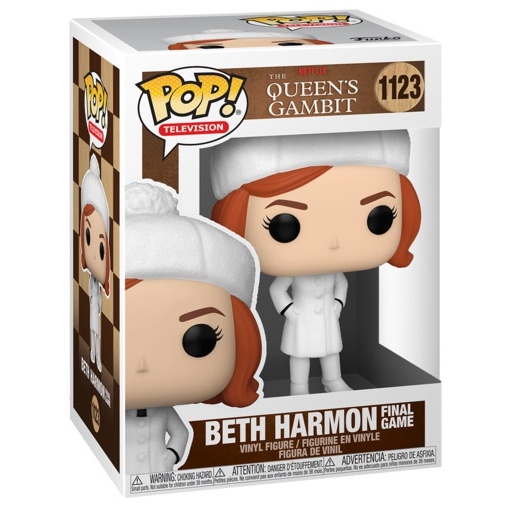 Beth Harmon Finale dans sa boîte