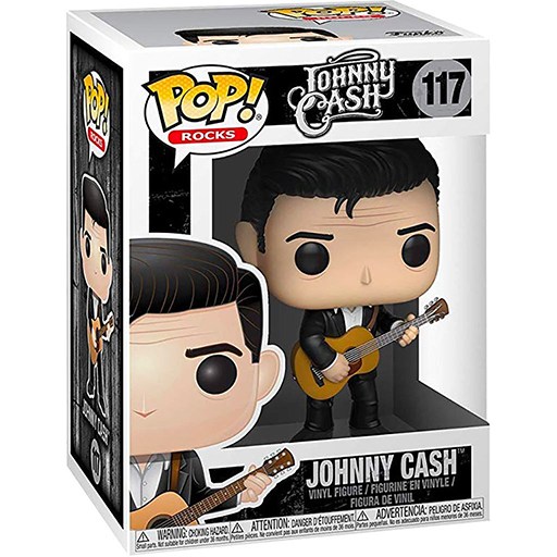 Johnny Cash dans sa boîte