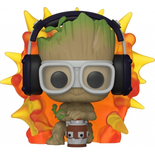 Funko POP Groot avec Détonateur (Je s'appelle Groot)