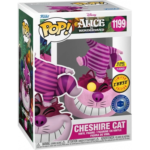 tweet mærke navn Postimpressionisme Funko POP Cheshire Cat (Chase & Flocked & Glow in the Dark) (Alice in  Wonderland) #1199