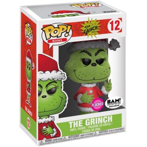 The Grinch as Santa Claus (Flocked)