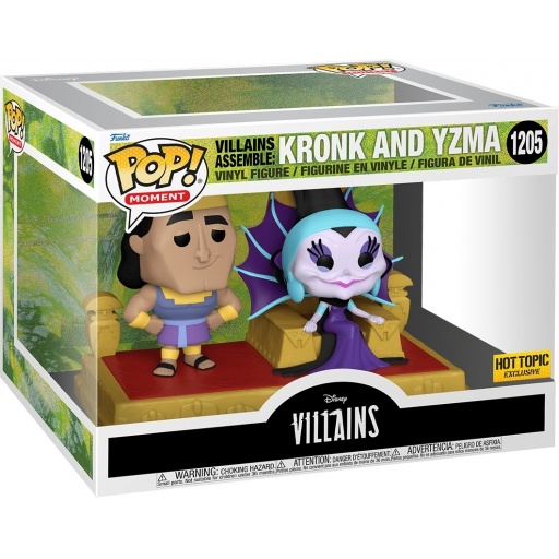 Villains Assemble : Yzma & Kronk on Throne