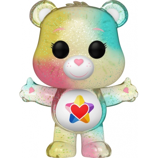 Figurine Funko POP True Heart Bear (Chase, Translucent & Diamond Glitter) (Care Bears)
