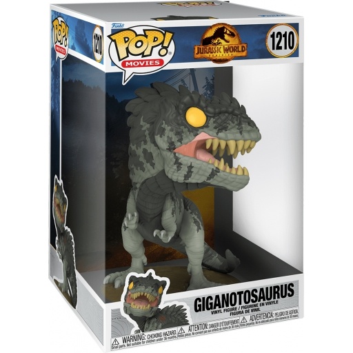 Giganotosaurus (Supersized) dans sa boîte