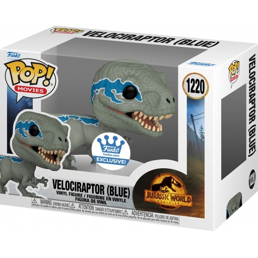 Velociraptor (Blue) (Alt) dans sa boîte