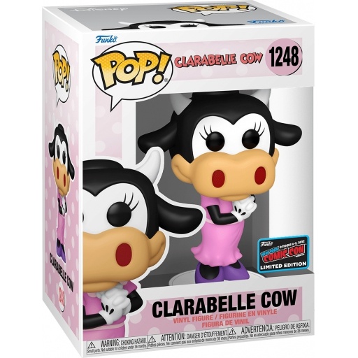 Clarabelle Cow dans sa boîte