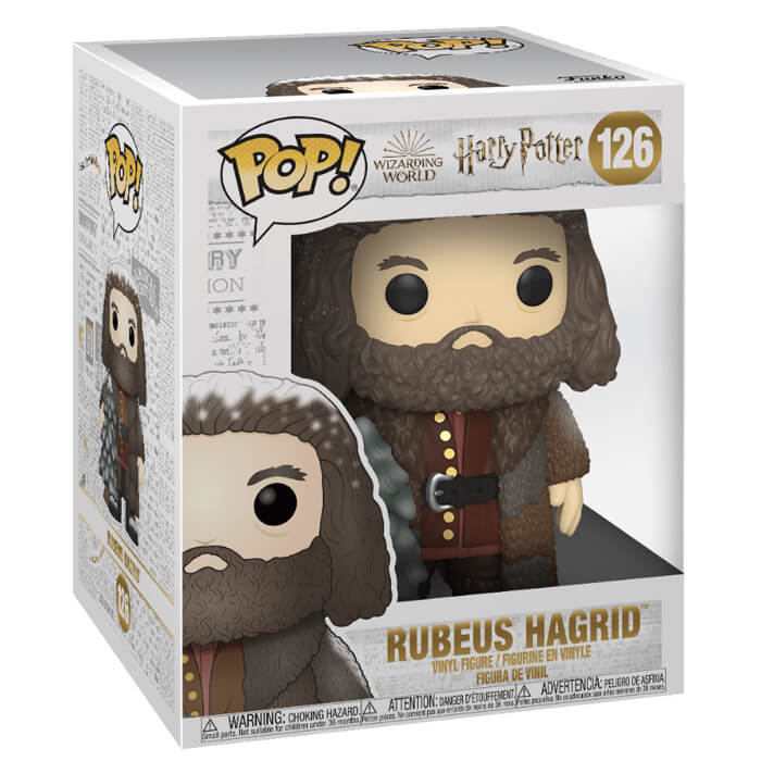 Rubeus Hagrid (Holiday) (Supersized 6'') dans sa boîte