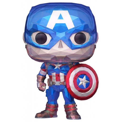 Figurine Funko POP Captain America (Facet) (Disney 100)