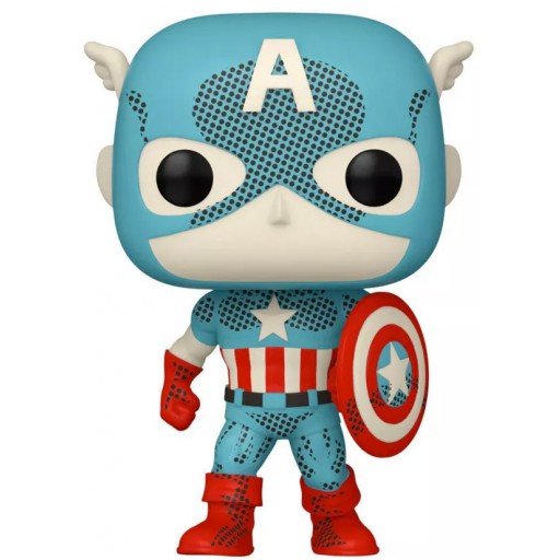 Funko POP Captain America (Retro Reimagined)