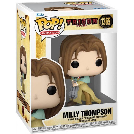 Milly Thompson dans sa boîte
