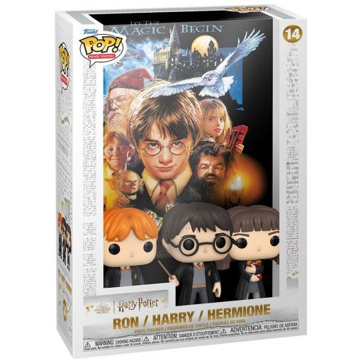Ron, Harry & Hermione dans sa boîte