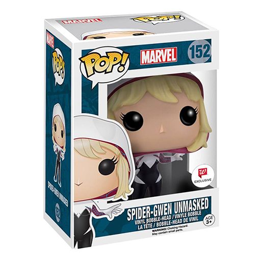 Spider-Gwen (Unmasked) dans sa boîte
