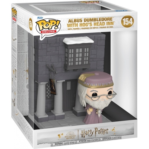 Albus Dumbledore in front of Hog's Head Inn (Hogsmeade)