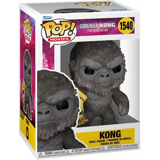 Kong with Mechanized Arm dans sa boîte