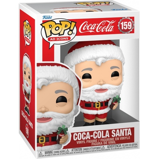 Coca-Cola Santa dans sa boîte