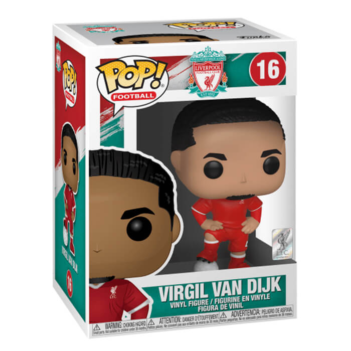 Funko Pop Football 16 Calcio Liverpool Football Club 39920 Virgil Van Dijk 