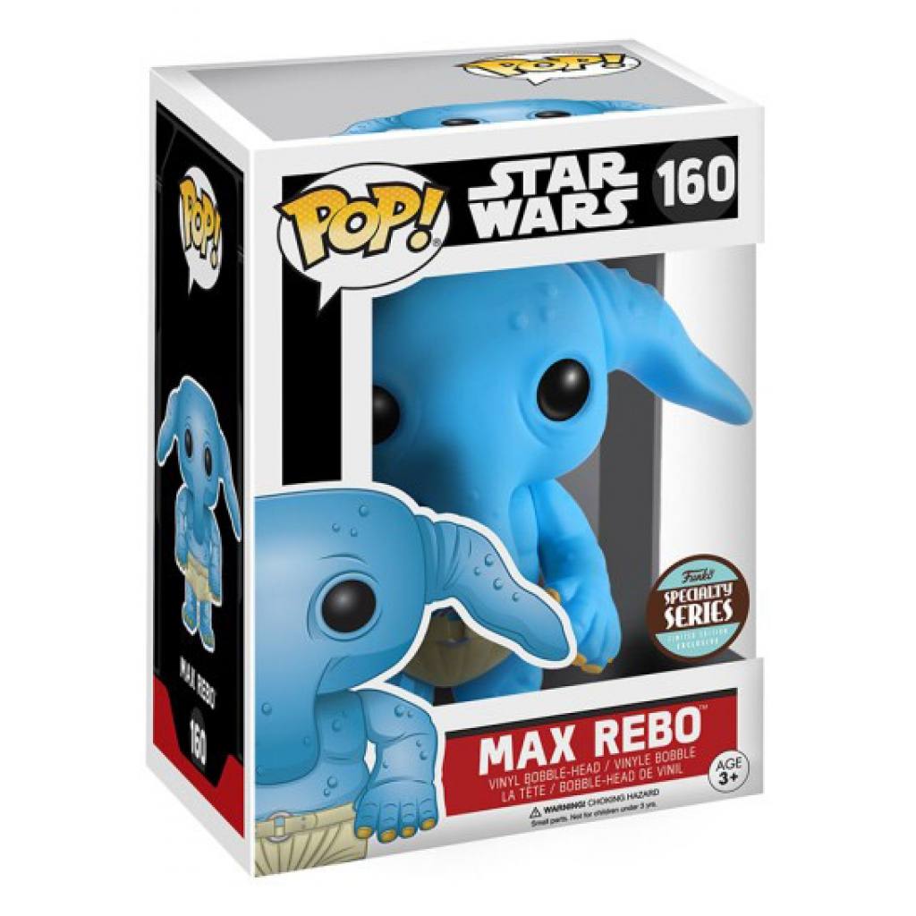 Funko Pop Max Rebo Specialty Series Exclusive #160 Disney Star Wars Collectible 