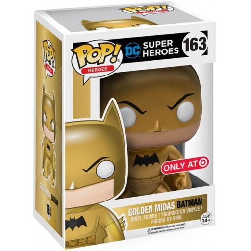 Funko POP Golden Midas Batman (DC Super Heroes) #163