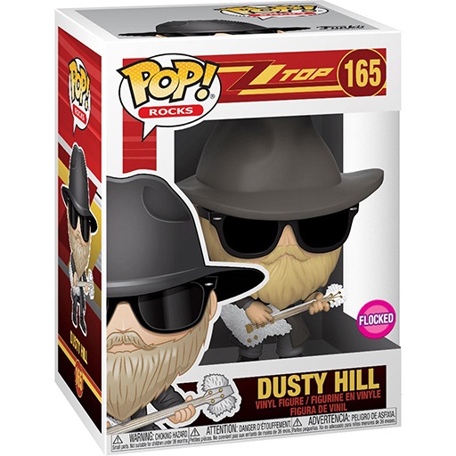 Funko POP Dusty Hill (Flocked) (ZZ Top) #165