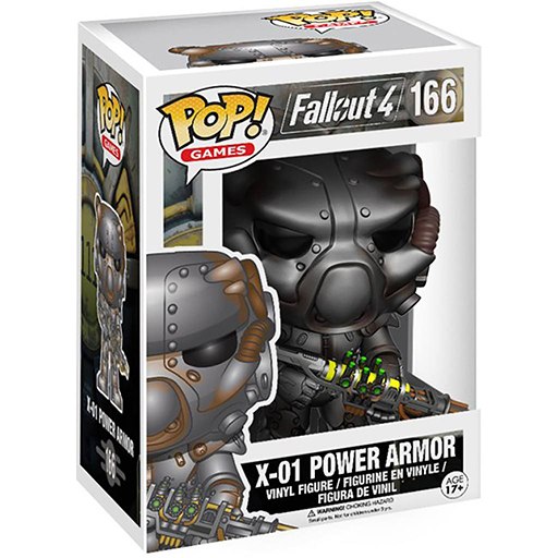 #166 X-01 Power Armor Funko POP Fallout 4 Includes POP Protector