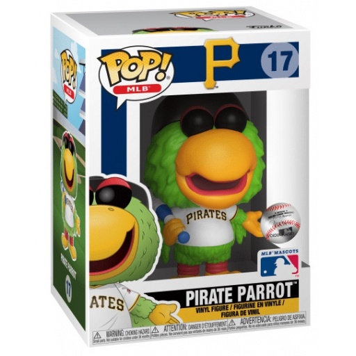 Funko MLB Pittsburgh Pirates POP MLB Mascots Pirate Parrot Vinyl Figure 17  Mascot, Damaged Package - ToyWiz