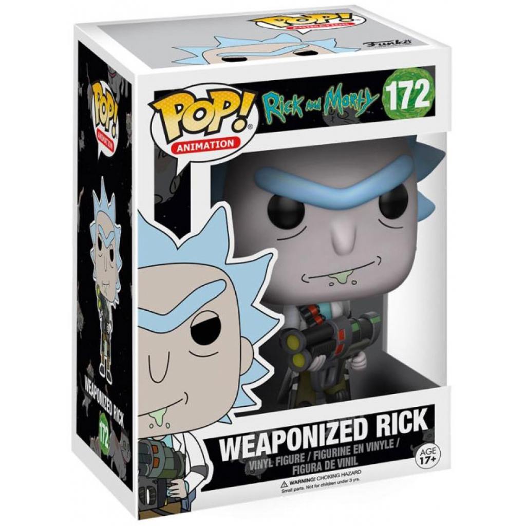 Weaponized Rick Action Figure for sale online FUNKO POP Animation Rick and Morty 