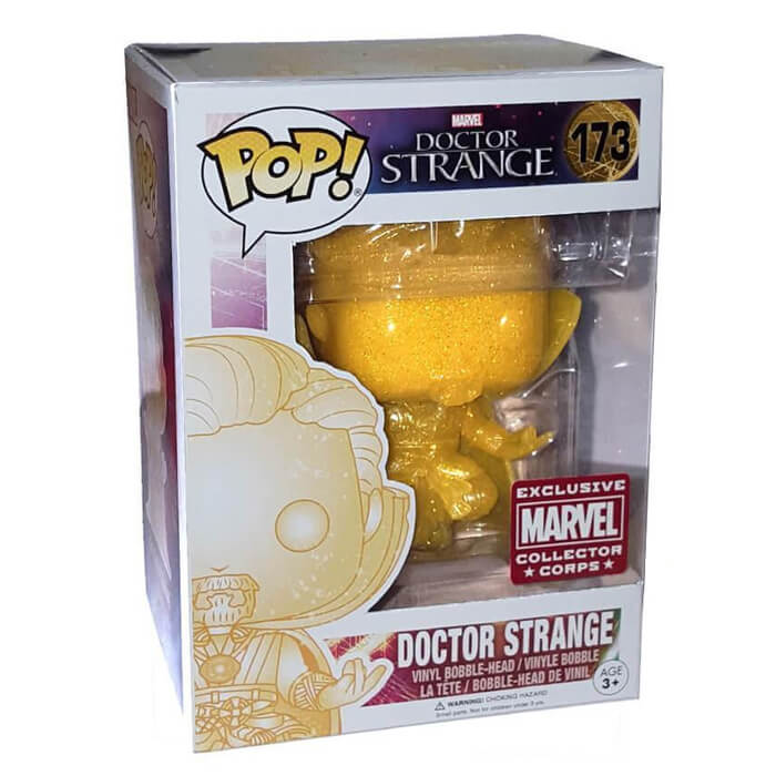 Doctor Strange (Glitter) dans sa boîte