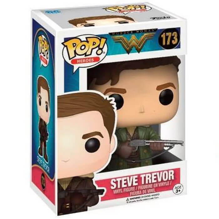 Steve Trevor dans sa boîte