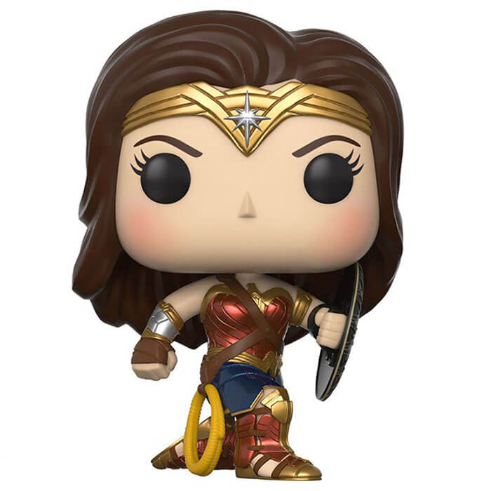 Wonder Woman with shield unboxed