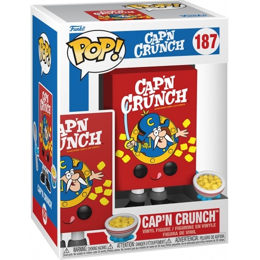 Cap'n Crunch dans sa boîte