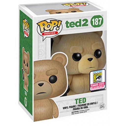 Ted with Remote (Flocked)