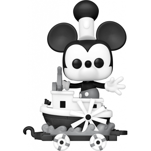 Funko POP Mickey sur Chariot Bateau à Vapeur (100 ans de Disney)