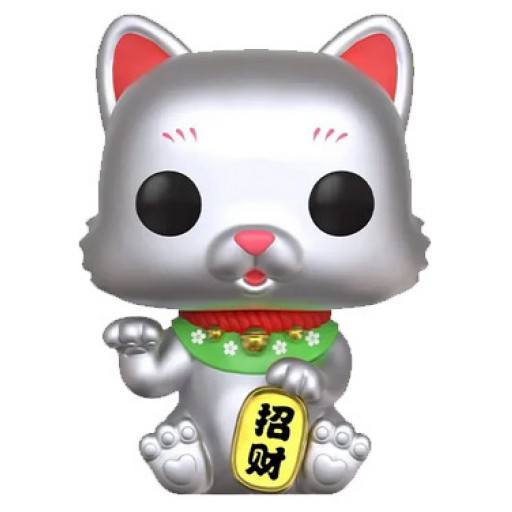 POP Lucky Cat (Silver Metallic) (Lucky Cat)