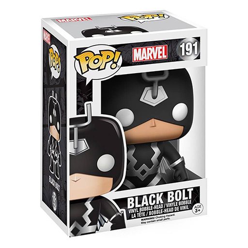 Black Bolt (Black) dans sa boîte