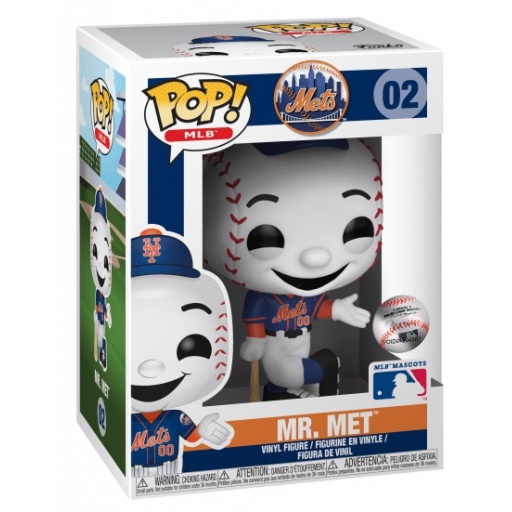 Funko Pop! MLB Mascots Mr. Met Mascot Figure #02 - GB