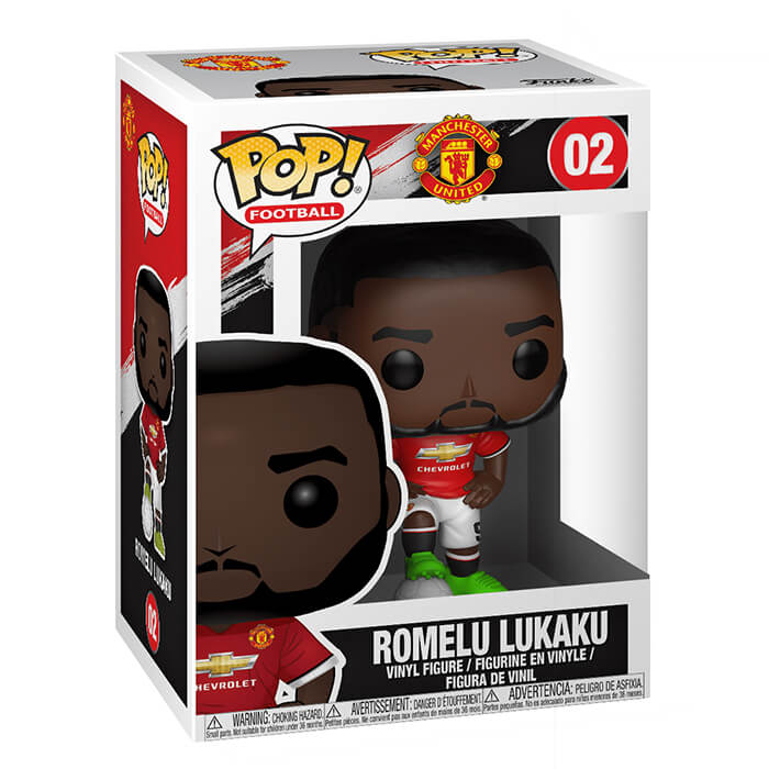 Romelu Lukaku (Manchester United) dans sa boîte