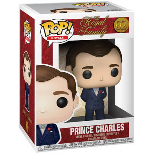 Prince Charles of Wales dans sa boîte