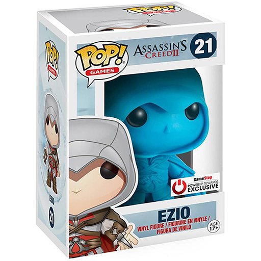 Ezio Auditore (Blue) dans sa boîte