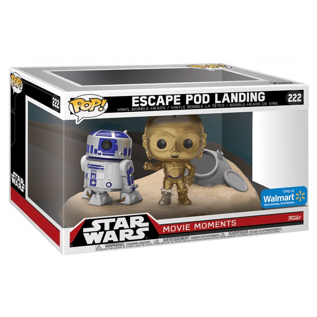 Funko POP Star Wars #222 Escape Pod Landing R2-D2 & C-3PO 2-Pack 