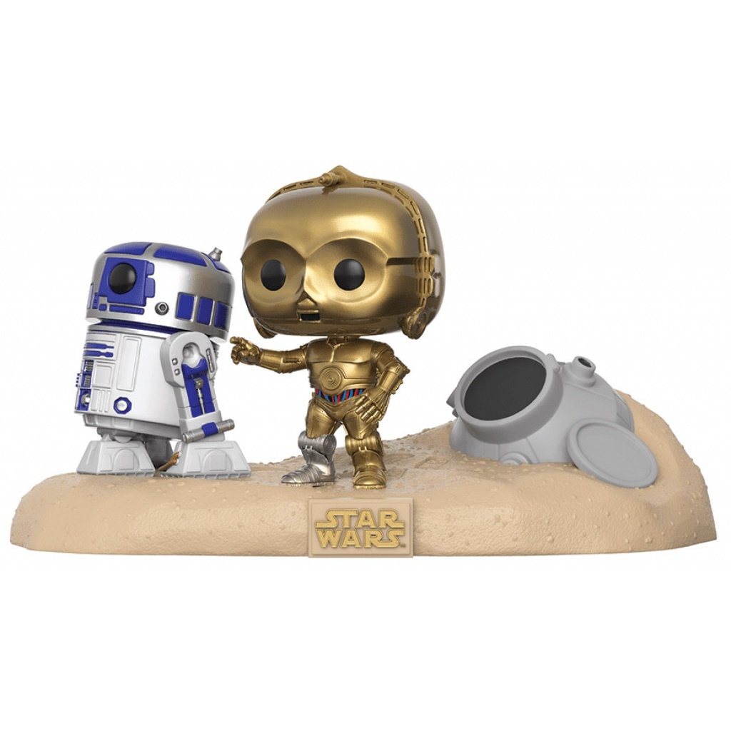 Figurine Funko POP R2D2 & C3-PO in Desert (Star Wars: Episode IV, A New Hope)