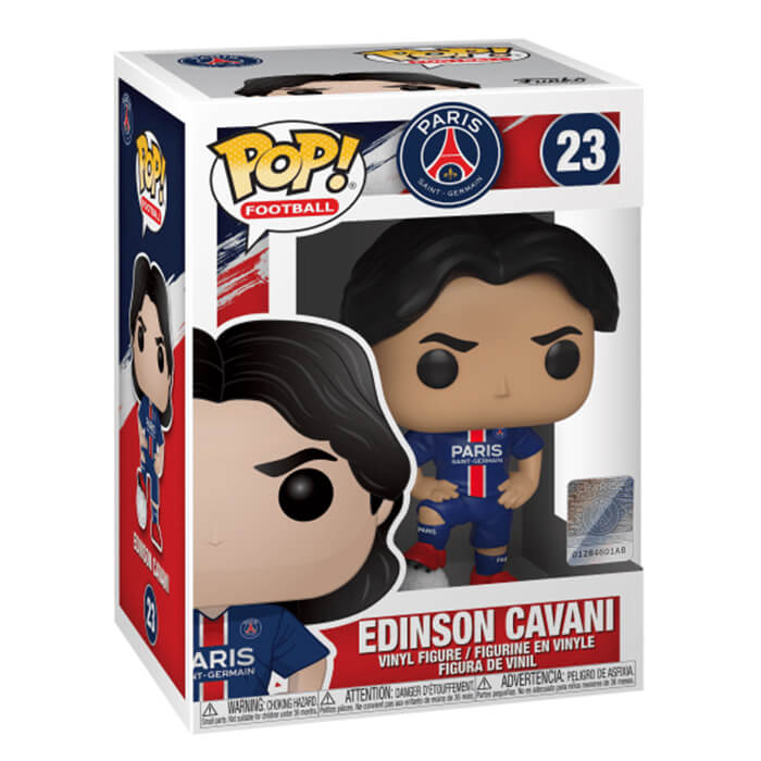 Edinson Cavani (Paris Saint-Germain) dans sa boîte